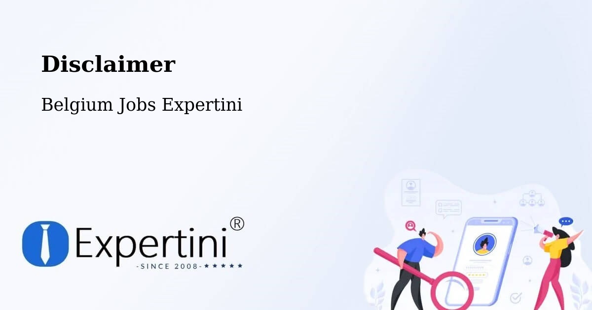 Disclaimer – Avelgem - Belgium Jobs Expertini